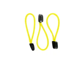 HSP Seats Paracord Zipper Pulls w/ Plastic Grip Pack of 3 Yellow